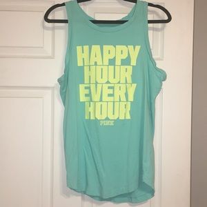 Victoria’s Secret PINK Blue Happy Hour Tank